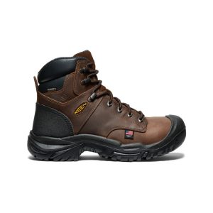 Men's Mt Vernon II 6 Waterproof Boot (Steel Toe)  |  Dark Earth/Black